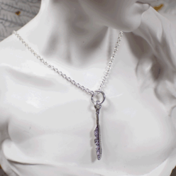 1.1mm width 18 inch anchor chain in 925 Sterling Silver