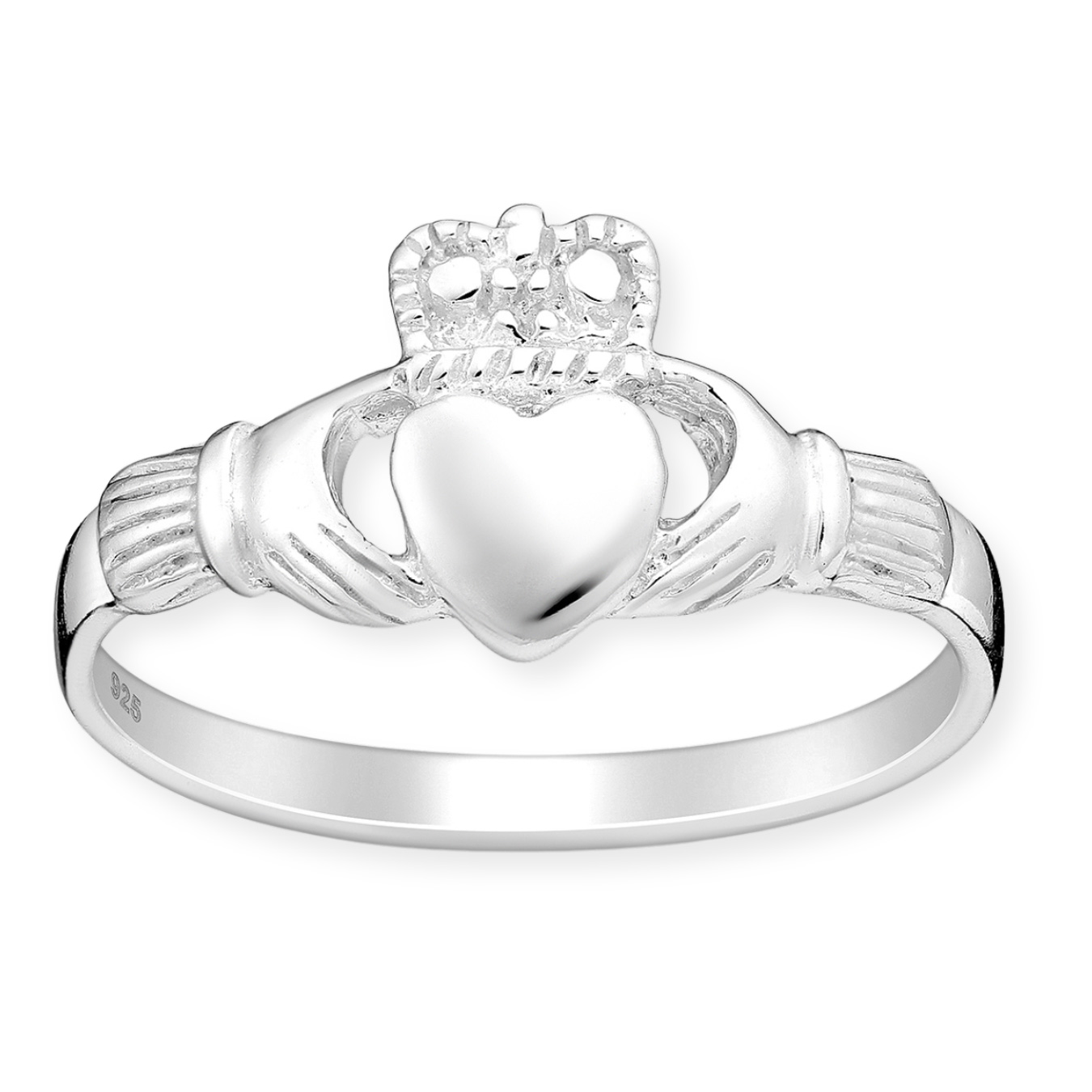925 Sterling silver traditional claddagh ring