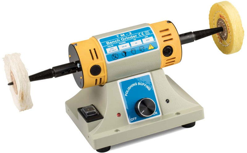 Motorised jewellery polishing machine