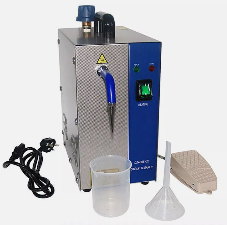 Silver jewellery steam cleaning machine