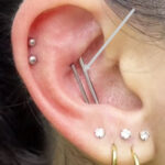 Vertical industrial piercing