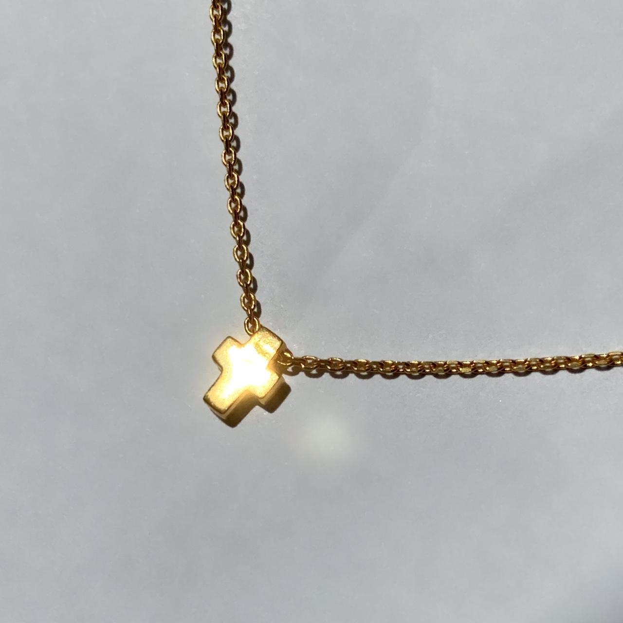 925 small cross slider necklace - Image 5