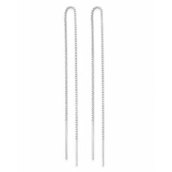 925 Sterling Silver long threader earrings