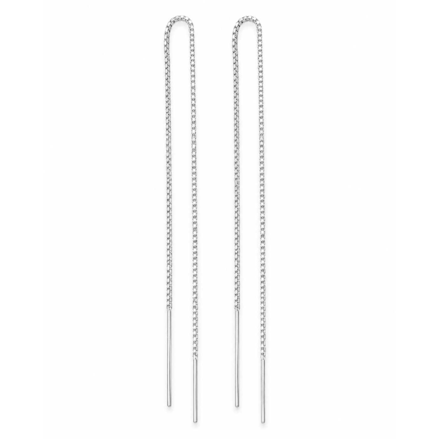 925 Sterling Silver long threader earrings